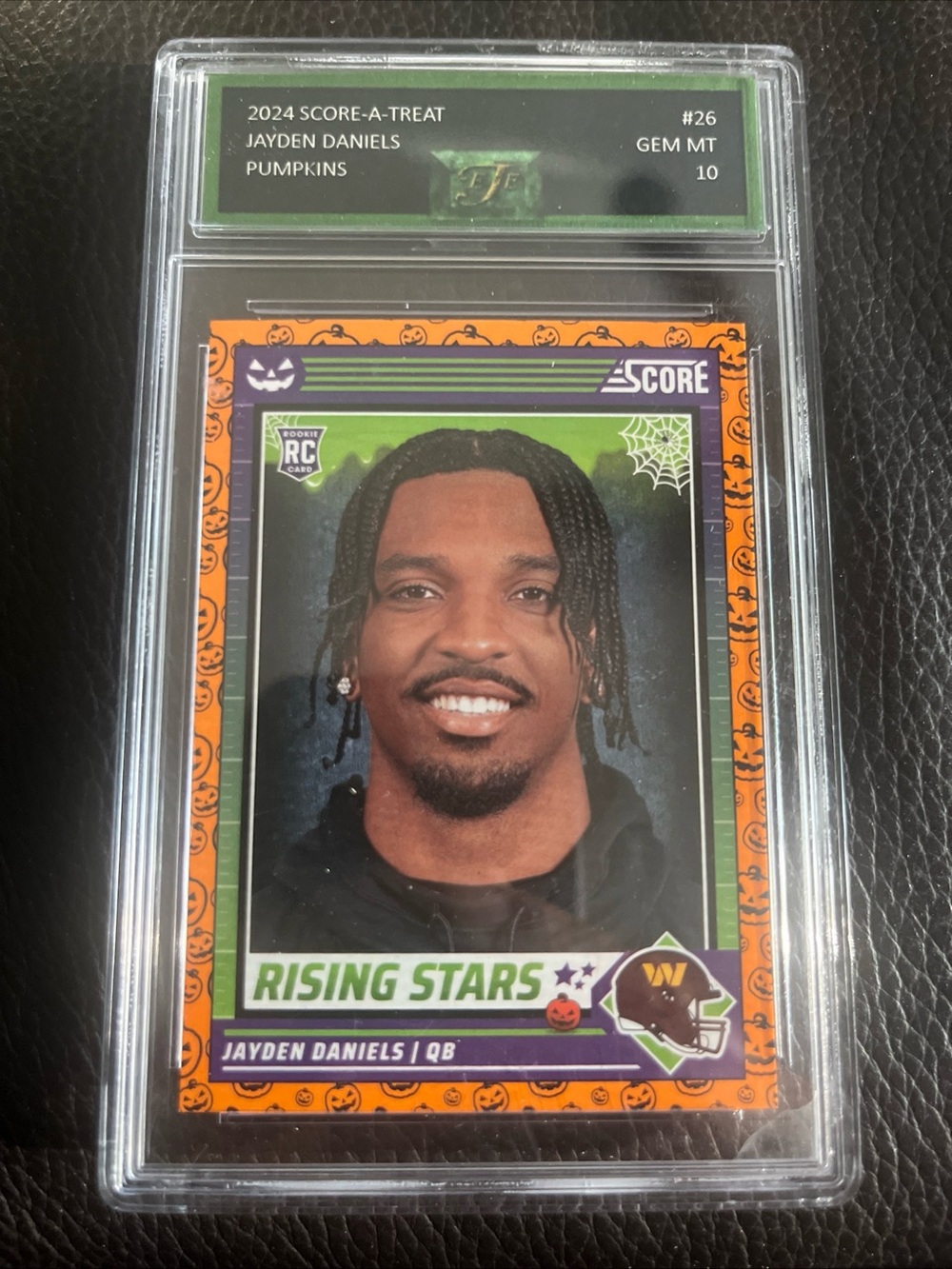 Score 2024 Jayden Daniels Rookie Catd Rising Stars Gem Mint 10